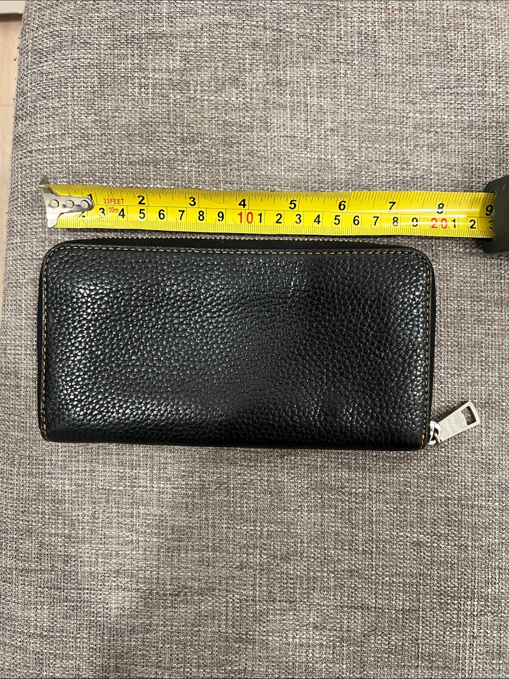 Coach Black Star & Stud Zip Wallet - Picture 9 of 14
